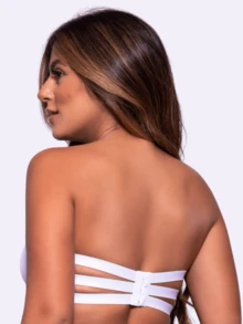 Kit 3 Sutiã 3 Tiras Tomara Que Caia Com Bojo e Alta Sustentação