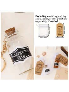 1/10/20PCS, 20ml Glass Bottle Keychain, Alcohol Filling, Fun Filling Creative Keychain, Backpack Pendant, Bag Curse, Birthday Gift, Gift For Boyfriend, Husband, Christmas Gift For Husband, Father And Family, Suitable For Birthdays, Father's Day, Anniversaries, Mother's Day, Teacher's Day, Etc., Holiday Gift Filling - Upgraded Style (20ml Style) - View 23