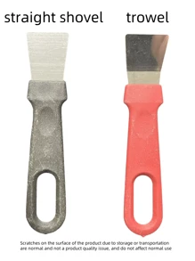 1PC Straight Shovel, Curved Shovel, Cleaning Scraper, Pot Bottom Scraper, Oil Stain Removal Tool, Black Soot Scraper, Fridge Defrosting Ice Scraper, Kitchen Cleaning Tools ﻿