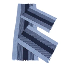 Kitchen Rug And Runner Kit 3-Piece Plain Decoration Set - Baby Blue - View 1
