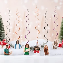 6pcs/Set Mixed Color Customized Ribbon Set, Personalized Ribbon Decor, Creative Wedding Party Decoration, Party Supplies To Add Romantic And Joyful Atmosphere, Make Dream Party Scene - Multicolor - View 2