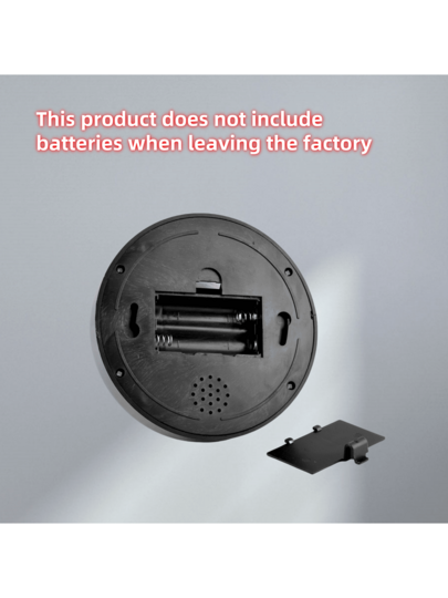 1pc Zwart Fake Security Camera, Simulated Dome Indoor/Outdoor Under Eaves, Flashing Rood LED Light, Home, Business, Factory, Aisle, Market, Hotel Deterrent Effect view 4