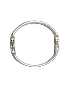 Multiple Sizes Of Cloud Shaped, Circular Aluminum Clips, Luggage Hardware Hinge Clips, Cloud Bag Brackets, Woven Bag Mouth Clips, Gold Bag Clips For Women's Gifts - Silver - View 3