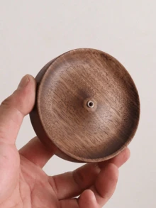 1/2/45 chiếc lư hương gỗ óc chó/gỗ mun, giá đỡ que hương, lư hương/giá đỡ/chân đế bằng gỗ, que hương thủ công, que hương/hương trầm/que hương cổ điển sáng tạo, thích hợp cho việc tạo hương thơm trong nhà và thiền định. - màu nâu - Xem 6