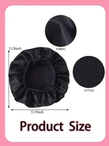 Silk Bonnet For Sleeping, Satin Hair Bonnets, Soft Elastic Band Silk Sleep Cap, Silk Hair Wrap For Curly Hair, Adjustable Strap, Silky Feel, Hair Protect Cap, Women's Birthday Gift, Satin Cap, Wear Resistant, Adjustable Cap, Sleep Cap, Bowknot Cap For Women & Men Hair Bonnet Shower Towels For Beaty Salon, Hotel Sports,Home Essentials, Towel, Skin Care