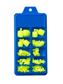 120 Pcs Glossy False Toe Nails 12-Sizes /Box Fluorescent YellowPress On Nails Full Cover Short Square Fake Toenails Artificial Acrylic Pedicure Tips For Women Girls,,Yellow Toenails