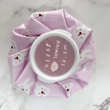 1 pièce de pack de glace réutilisable, pack chaud/froid à motifs mignons, soulage la douleur des dents de sagesse et les yeux fatigués, portable et compact
