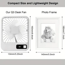New Desktop/Wall-Mounted USB Fan, Portable Desk Fan For Home, Dorm, Bedroom