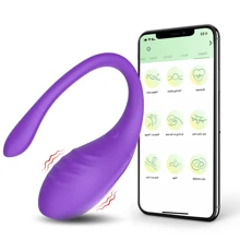 Mini Fernbedienung Höschen Vibrator mit App, Ferngesteuerte G-Punkt Stimulator Ei Vibratoren mit Bluetooth für Erwachsene, aufladbar mit 10 Vibrationsstufen, Sexspielzeug für Frauen und Paar, leistungsstarke und diskrete Vibrationen für Frauen und Paar