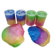 24 pezzi, mini-lattine di giocattoli finti d'acqua, tre colori di slime, giocattoli goliardici, fluido finto d'acqua, mani fresche, buona sensazione al tatto, giocattoli di argilla, kit di slime, ottimo regalo