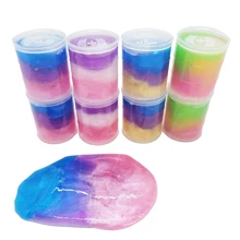 24 pezzi, mini-lattine di giocattoli finti d'acqua, tre colori di slime, giocattoli goliardici, fluido finto d'acqua, mani fresche, buona sensazione al tatto, giocattoli di argilla, kit di slime, ottimo regalo