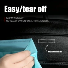20/40pcs Car Trash Bags - Self-Adhesive, Waterproof, Leak-Proof Cleaning Bags, Suitable For Car, Bedroom, Bathroom, Office And Kitchen - Multicolor - View 10
