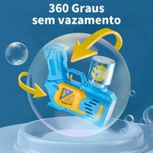 Bolhas de sabão colorido Brinquedos de bolhas de armas - presente de feriado presente de aniversário