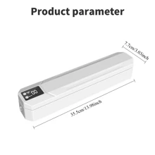 RAF 1. Uma Máquina de Selagem a Vácuo, com Design Portátil Duas em Uma, Apresentando uma Bateria de 3000mAh para Selagem a Vácuo de Longa Duração e Funções de Selagem Independentes, Adequada para Preservação a Vácuo de Alimentos Domésticos, Armazenamento a Vácuo de Matérias-Primas Alimentares, Preservação a Vácuo de Alimentos Secos/Flexíveis e Selagem a Vácuo de Utensílios de Cozinha. É uma Máquina de Selagem a Vácuo para Acampamento Ao Ar Livre, Eletrodoméstico de Cozinha e Máquina de Selagem a Vácuo.