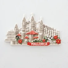 1pc Holiday Gift, Spain Fridge Magnet, Zanzibar Fridge Magnet, San Francisco Fridge Magnet, Mallorca Fridge Magnet, London Iconic Fridge Magnet, UK Fridge Magnet, Fridge Magnet, Valletta Fridge Magnet, Marseille Travel Fridge Magnet, Dubrovnik Fridge Magnet, Croatia Fridge Magnet, Orange Fridge Magnet, Spanish Home Decor, Photo Frame Magnet - Multicolor - View 14