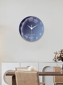 YZOK Reloj oscilante de cohete pequeño YZOK, a pilas, adecuado para decoración del hogar o regalos de cumpleaños para niños, reloj silencioso para dormitorio. Reloj de pared decorativo