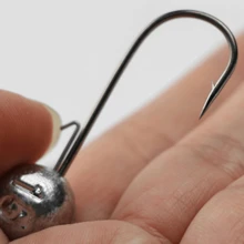 Topline Tackle 10pcs Worm/Sinking Bait Fishing Hooks, 2g 5g 7g, For Bass Perch Trout, Fishing Tackle - Silver - View 5