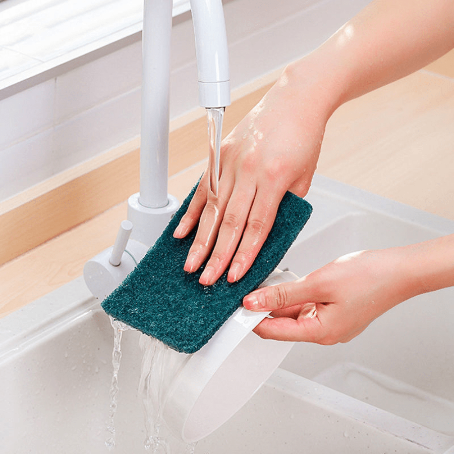 Home Kitchen Cleaning Sponge Wipes Dish Cloth Pot Scrubber