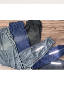 Kit 3 Dry Fit Jogger Sports Pants With Elastane – Performance, Style And Freedom Of Movement - Hoa oải hương / Vàng - Xem 5