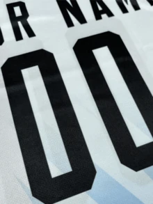 Jerseys de béisbol personalizables en negro y blanco, con apodos de equipo y números personalizados, jerseys con transferencia de calor, ligeros y cómodos - Blanco y Negro - Ver 6