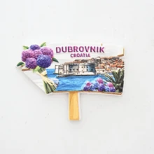 1pc Holiday Gift, Spain Fridge Magnet, Zanzibar Fridge Magnet, San Francisco Fridge Magnet, Mallorca Fridge Magnet, London Iconic Fridge Magnet, UK Fridge Magnet, Fridge Magnet, Valletta Fridge Magnet, Marseille Travel Fridge Magnet, Dubrovnik Fridge Magnet, Croatia Fridge Magnet, Orange Fridge Magnet, Spanish Home Decor, Photo Frame Magnet - Multicolor - View 17