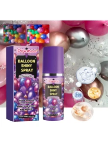 DOWMOO Balloon Shine Spray Enhances The Ambiance Of Balloons And Provides A Long-Lasting, High-Gloss Finish. This High-Gloss Balloon Spray Enhances The Shine Of Balloons And Has A Long-Lasting Effect, Creating A Sophisticated, High-Gloss Spray Look. A Perfect Gift For A Friend, Girlfriend, Mother, Or Father. - Multicolor - View 2
