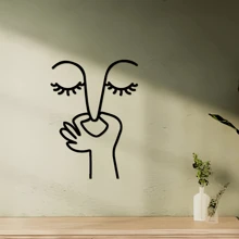 1pc Humor Metal Wall Art - Perfect For Decorating Bathroom, Bedroom, Living Room | Unique Iron Hanging Plaque | Ideal Gift