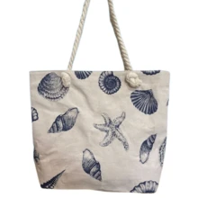 Large Beach Bag 48cm Women Holiday Rope Handle Summer - 康查 - 查看 2