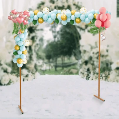 Balloon Arch Frame Set, Includes Base And Frame, Suitable For Birthday, Wedding, Party Decoration