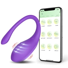 Mini Fernbedienung Höschen Vibrator mit App, Ferngesteuerte G-Punkt Stimulator Ei Vibratoren mit Bluetooth für Erwachsene, aufladbar mit 10 Vibrationsstufen, Sexspielzeug für Frauen und Paar, leistungsstarke und diskrete Vibrationen für Frauen und Paar