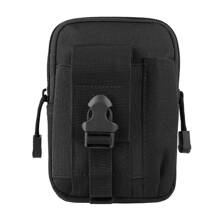 Sac de taille de téléphone durable Sac banane tactique Camouflage Pack de sport extérieur Course Pochette de rangement multifonctionnelle