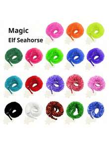 6 Stücke/12 Stücke/1 Stück/9 Stücke Regenbogen-Augen Beweglicher Zauberwurm, Plüschiger verdrehter Wurm Zauber Spielzeug Party Geschenk (Farben der Stücke werden zufällig versendet)