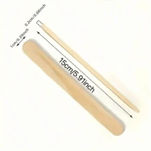 10/50/100/200pcs Ice Cream Stick Natural Stick Popsicle DIY Crafts Crafts Popsicle Craft Stick Ice Cream Stick Popsicle Long Quality Natural Wood DIY Crafts Wax Outdoor Kitchen Utensils