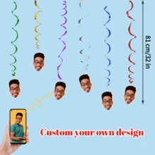 6pcs/Set Mixed Color Customized Ribbon Set, Personalized Ribbon Decor, Creative Wedding Party Decoration, Party Supplies To Add Romantic And Joyful Atmosphere, Make Dream Party Scene - Multicolor - View 3