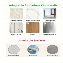 1 pièce Porte-verres mural avec tiges en verre, Organisateur de verres à vin sans perçage gain de place, pour la cuisine, le bar et la salle à manger, accessoire de rangement et de rangement, accessoire pour la maison