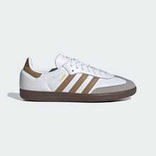 Adidas Originals Adidas Samba OG Premium Sneakers, Timeless Retro Trainers In Fall Tones, Leather & Suede Construction, Low-Top Casual Sneaker For Outdoor, Sports, Sambas For School And Work, Daily Shoes For Skate Outfit - 雲白 / 沙漠棕色 / 花崗岩透明色 - 查看 2