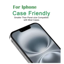 2pcs Privacy Anti-Spy, Anti-Scratch, Fingerprint-Resistant, Bubble-Free Tempered Glass Screen Protector Compatible With IPhone SE 2022/11/12/13/14/15/16/16e, Full Coverage, HD Clear, Shatterproof, Easy Installation. Ideal For Privacy Protection And Gift Options. - Black - View 8