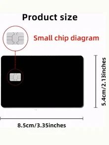 1 件简约纯色信用卡贴纸，采用 PVC 材质制成，具有防刮、防滑、防指纹功能，适用于信用卡、借记卡、身份证、DIY 装饰和隐私保护，是送给男士和女士的创意礼物 - 彩色 - 查看 3