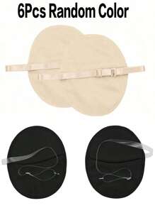 Almohadillas ultrarresistentes antitraspirantes para axilas para hombres y mujeres - 10/8/6/4/2/1 pieza de protectores de axilas invisibles, con adhesivo extra y transpirables para hiyab/tobe - Protección contra el sudor durante 24 horas en calor, gimnasio, viaje (lavable)