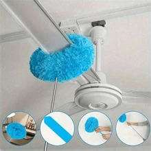 SHEIN2025 New Multi12FT Adjustable Ceiling Fan Duster With Microfiber Brush - Reusable, Machine Washable & Dust-Locking Tool For Whole House Cleaning Mother's Day Gift