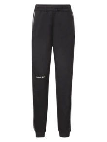 斜口袋 REEBOK RIE FT 慢跑裤 - 黑色 - 查看 4