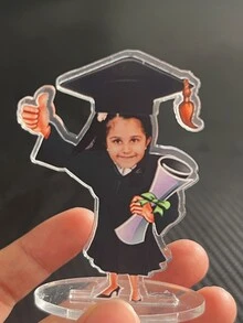 Customized Graduation Cartoon Character, Personalized Photo Gift, 2025-2026 Graduate Commemorative Item, Customized Graduation Gift, Back To School Season Gift, Holiday Gift - Multicolor - View 11