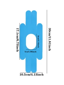 5 pezzi Nastro kinesiology per ginocchia, ginocchiere, nastro antiabrasione per i muscoli, nastro di supporto articolare in spandex, impermeabile e traspirante, taglia universale, appositamente progettato per la protezione sportiva e gli accessori, allevia il disagio, con funzione di compressione fissa, adatto per ciclismo estivo, trekking, arrampicata, corsa, palestra e allenamento all'aperto
