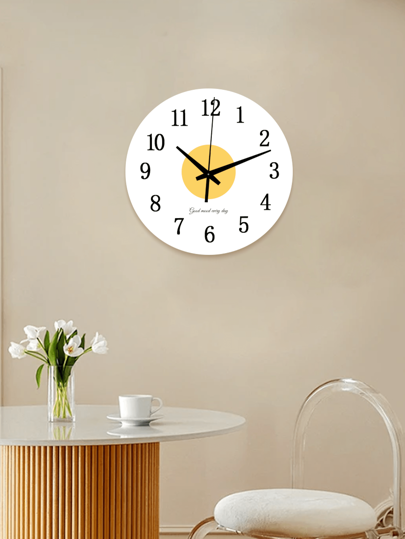 YZOK Creative Premium Home Living Room Dining Study Wand ation Clock, Kyocera Craftsmanship Verlichting Luxe Silent Clock. Klok Bedroom Dormitory Back To School view 7