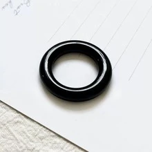 1Pc Natural Ice-Type Crystal Agate Doughnut Pendant, Doughnut Crystal Agate Jewelry, Chakra Gemstone Jewelry, Personalized Gift, Fashionable Gift For Ladies And Couples, Symbolizing Peace, Freedom And Wealth, Family Happiness, Suitable For Family Gifting, Various Festival Party Gifts, Crystal Gifts (Random Gifts: Lash, Gift Box) - Donut Pendant - View 4