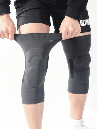 1pc/A Pair,EVA Anti-Collision Cushioning Sports Knee Pads Fitness Cycling Sports Protective Equipment Anti Slip Universal Basketball Knee Pads, Suitable For Daily Fitness Training, Yoga Pilates Sports Fitness Summer New