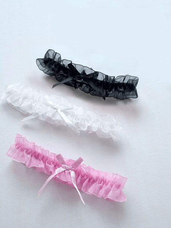 1 stuk sexy lingerie, beenhoezen voor dames, kanten beenhoezen, sexy ondergoedaccessoires, bruids- en bruidsdijbedekker, neklus, strikbeenhoezen in lotusbladstijl, prinsessenstijl, dijbedekkers, sexy, veelzijdige beenhoezen voor pasgetrouwden.