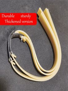 Suitable For Traditional Hunting Slingshots, 1.0 Thick Rubber Bands, Thickened Slingshot Elastic Bands, Flat Leather, High Elasticity, Widened And Increased Strength, Durable And Long-Lasting