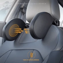 YITUMU Memory Foam Car Neck Pillow For Drivers - Adjustable U-Shaped Headrest With Cervical Support, Comfortable Side Sleeping Pillow For Long Distance Driving, Car Seat Accessories