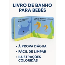 Kit 2 Bath Books For Children Fun And Learning In The Bath! - Numbers + My Feelings - View 7